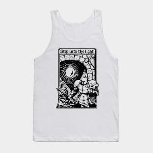 Step into the light / white Tank Top